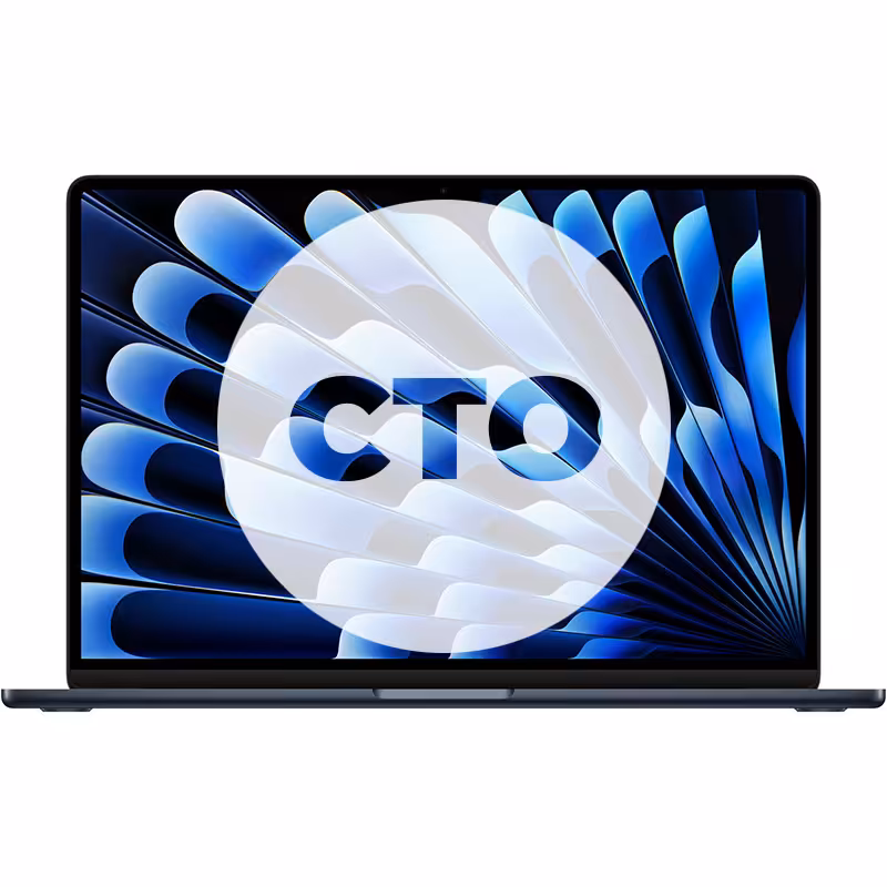 مک بوک ایر 15 اینچ 2024 سری M3 کاستوم پردازنده 8core - 10core حافظه رم 24 گیگابایت هارد 512 گیگابایت میدنایت Z1BV0006N - Hiapple.ir