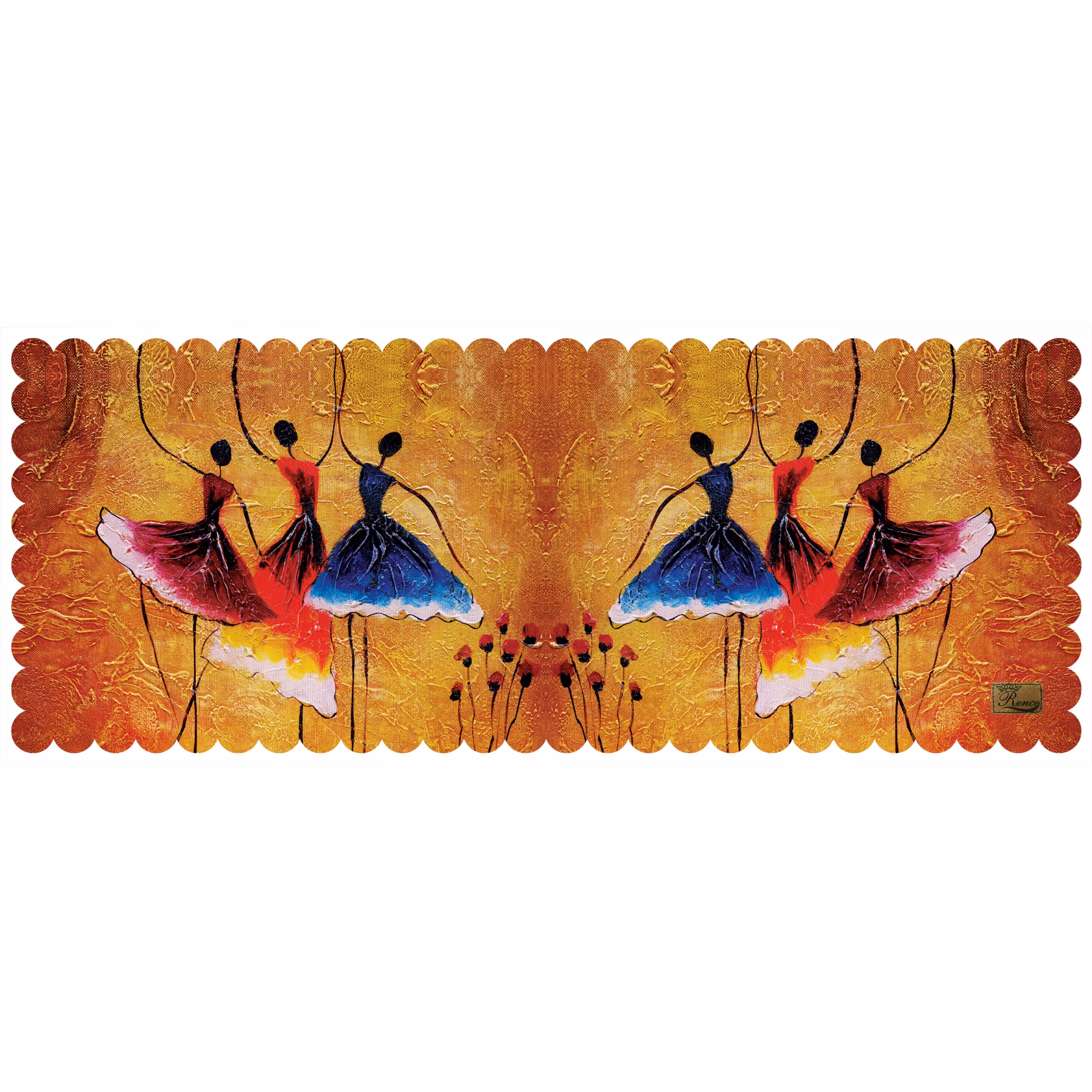 رانر رومیزی مخمل رنس مدل R1-42041 سایز 100x40 سانتی متر