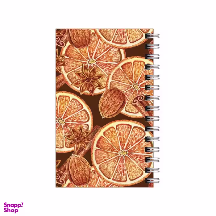 دفترچه یادداشت 60 برگ مدل To Do List طرح تم پاییزی پرتقال دارچین گردو کد 6678140