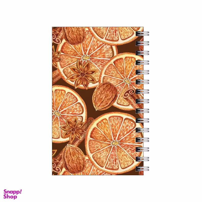 دفترچه یادداشت 60 برگ مدل To Do List طرح تم پاییزی پرتقال دارچین گردو کد 6678140