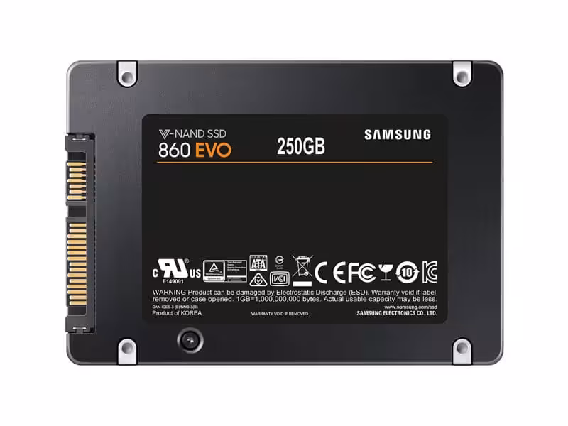 حافظه اس‌ اس‌ دی سامسونگ EVO 860 ظرفیت 500 گیگابایت