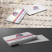 کارت ویزیت لایه باز مشاور املاک دو طرفه - گرافیک با طعم تربچه