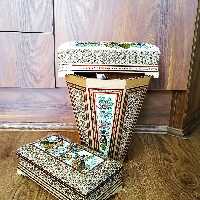 سطل و جا کاردی و جادستمال کاغذی