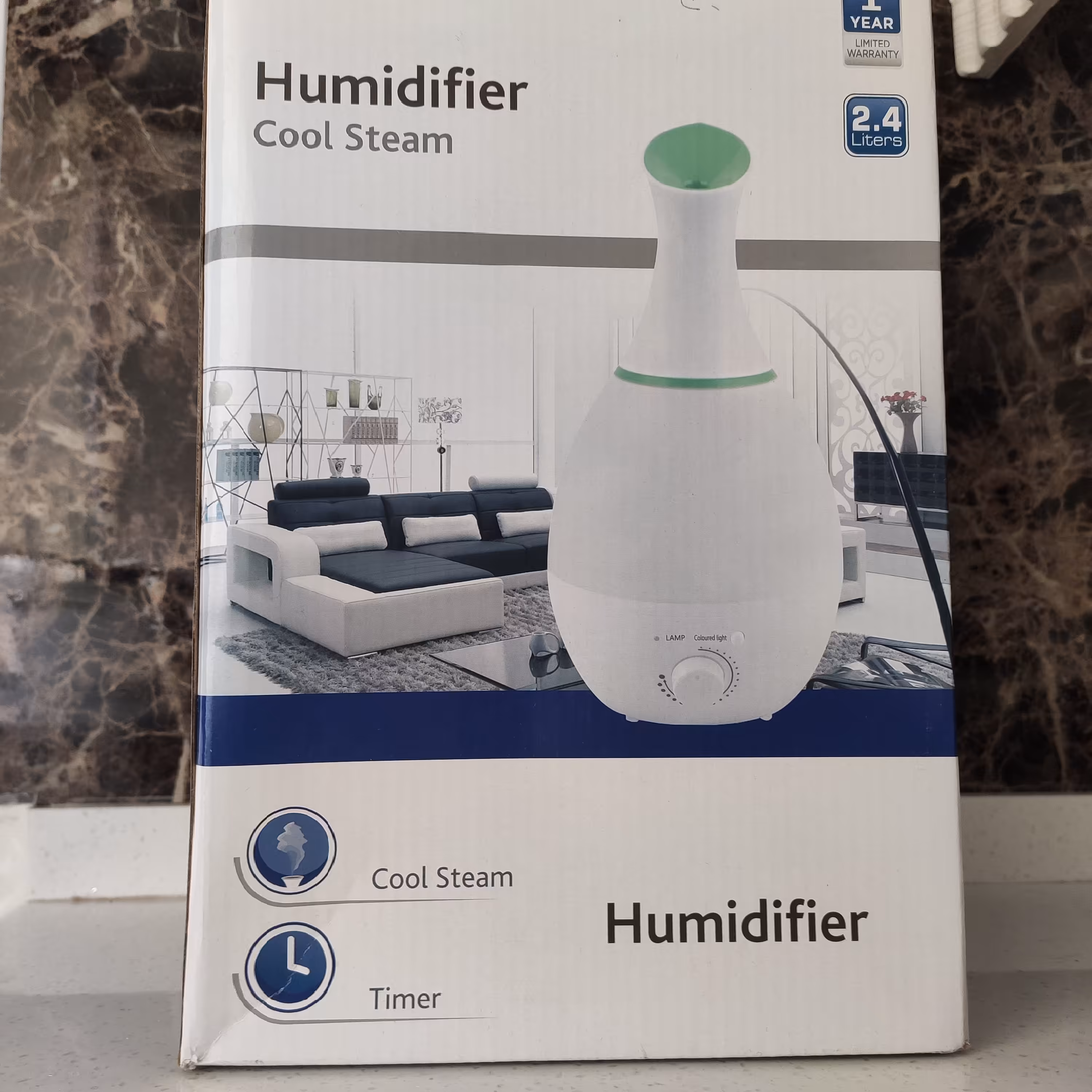 دستگاه بخور سرد کوزه ای 2.4 لیتری مدل humidfier