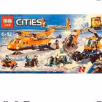 لگو هواپیمای نجات در قطب شمال برند lepin 02112