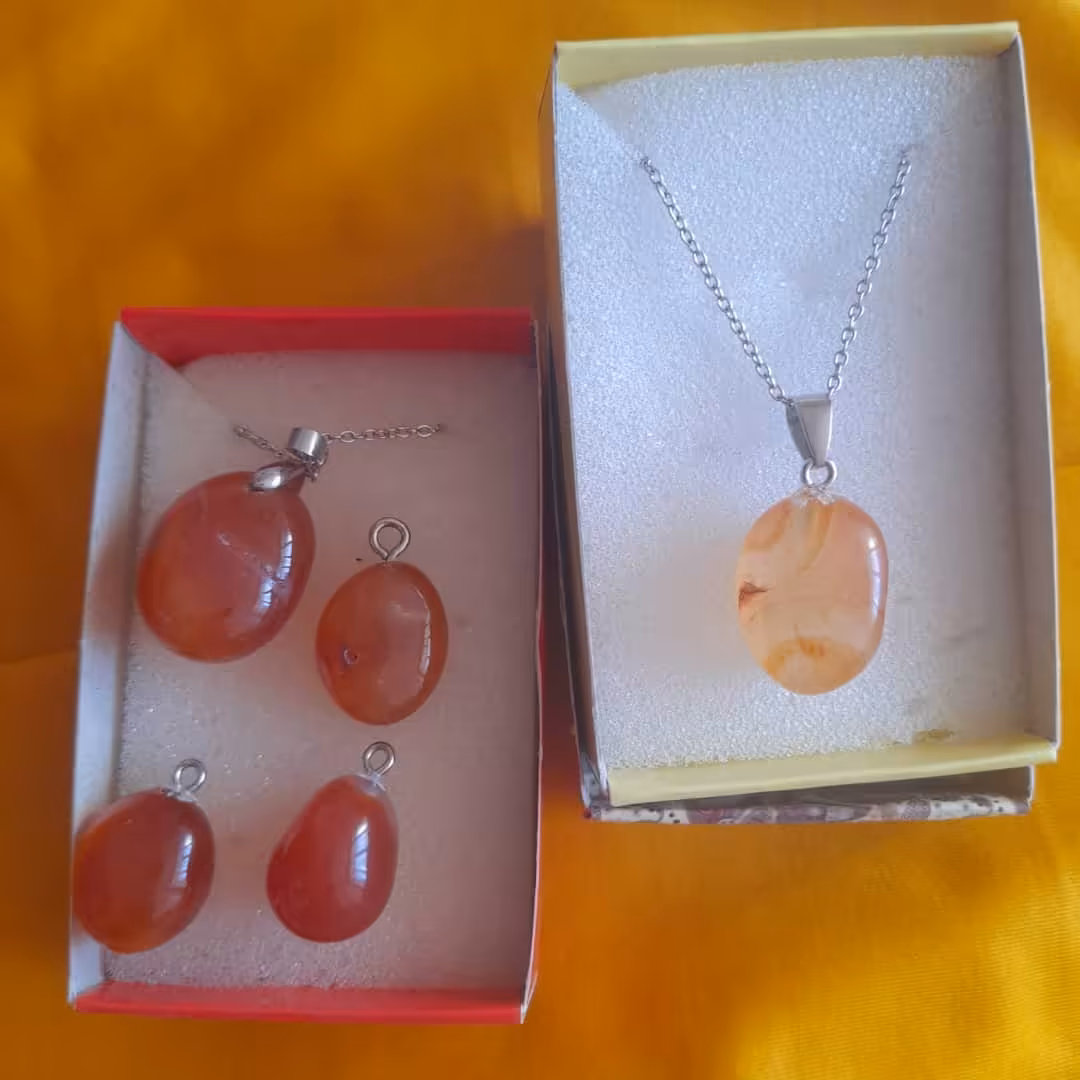 پلاک عقیق کارنلین سنگ طبیعی 