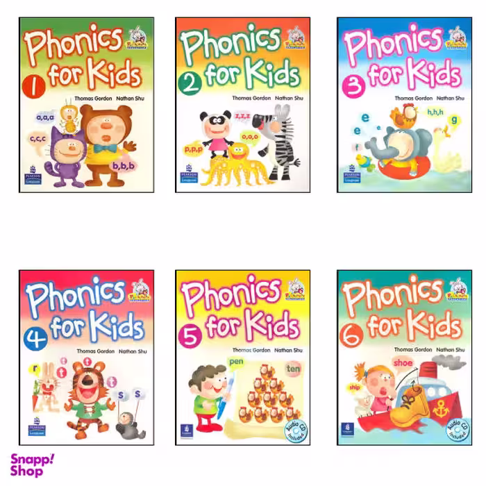 کتاب Phonics For Kids اثر Thomas Gordon and Nathan Shu انتشارات لانگمن 6 جلدی