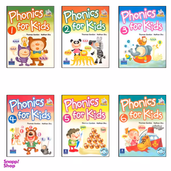 کتاب Phonics For Kids اثر Thomas Gordon and Nathan Shu انتشارات لانگمن 6 جلدی