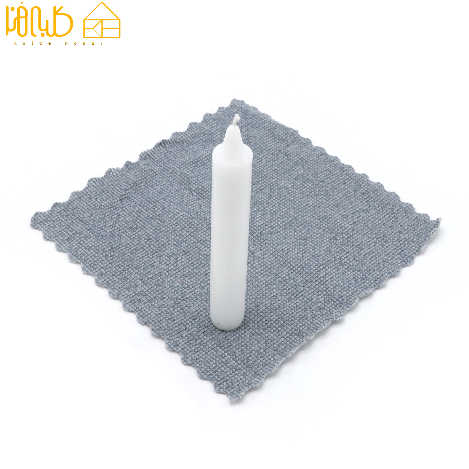 شمع مدادی سفید 14cm