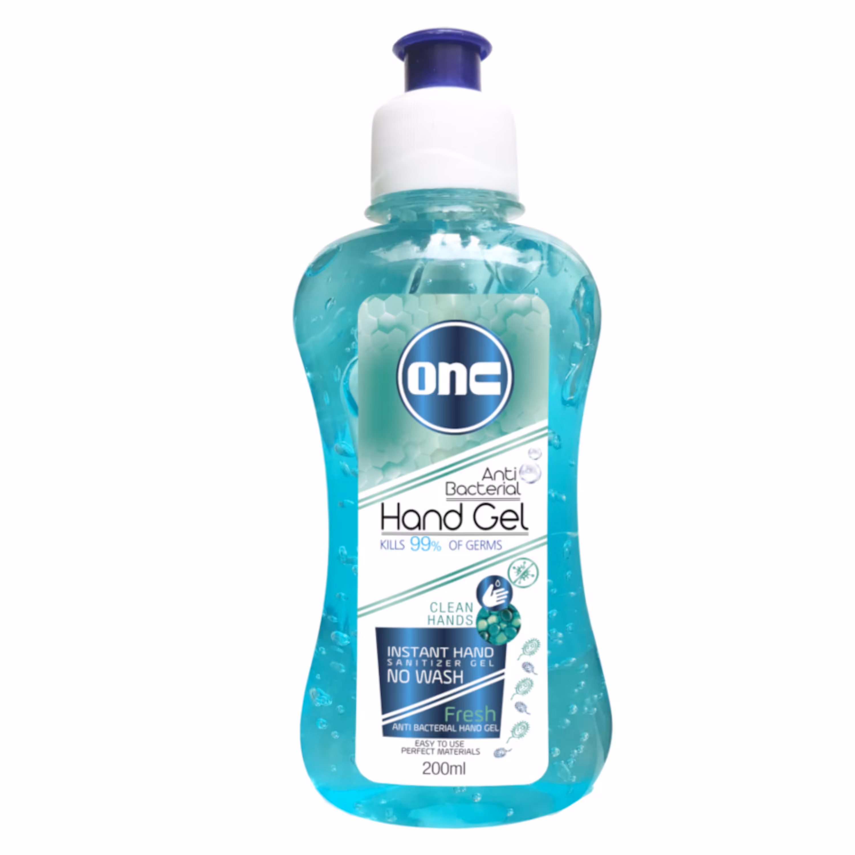 ژل ضد عفونی و پاک کننده دست onc حجم 200 میلی لیتر