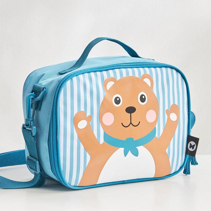 لانچ بگ کودک طرح خرس آبی کد BJLB01
