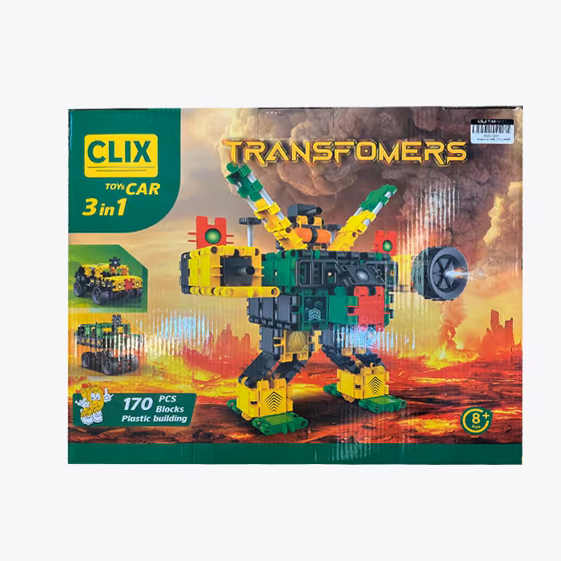 ساختنی کلیکس ترانسفورمرز 170 قطعه