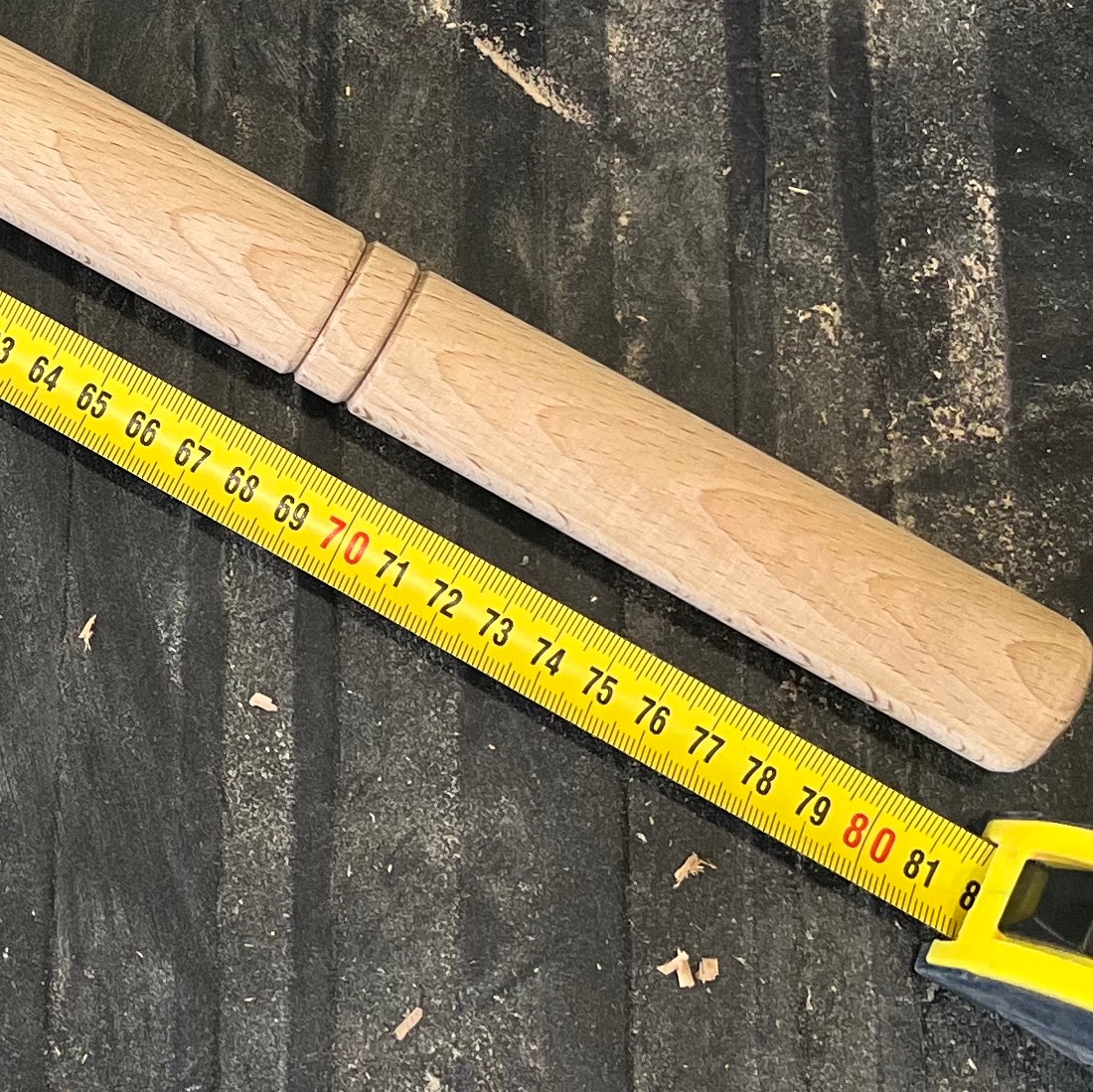 وردنه چوبی قد بلند جهت نان پزی و شیرینی پزی از چوب راش آلمانی  سبک و خوش دست 