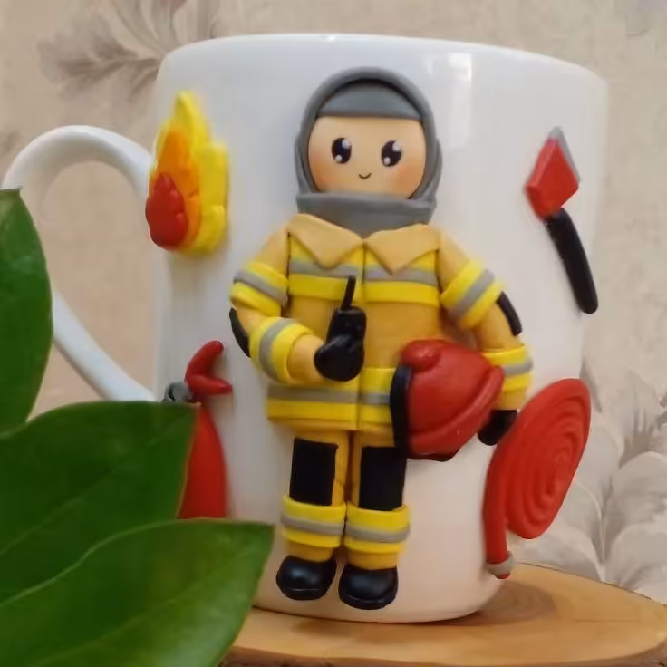 ماگ دختر آتشنشان