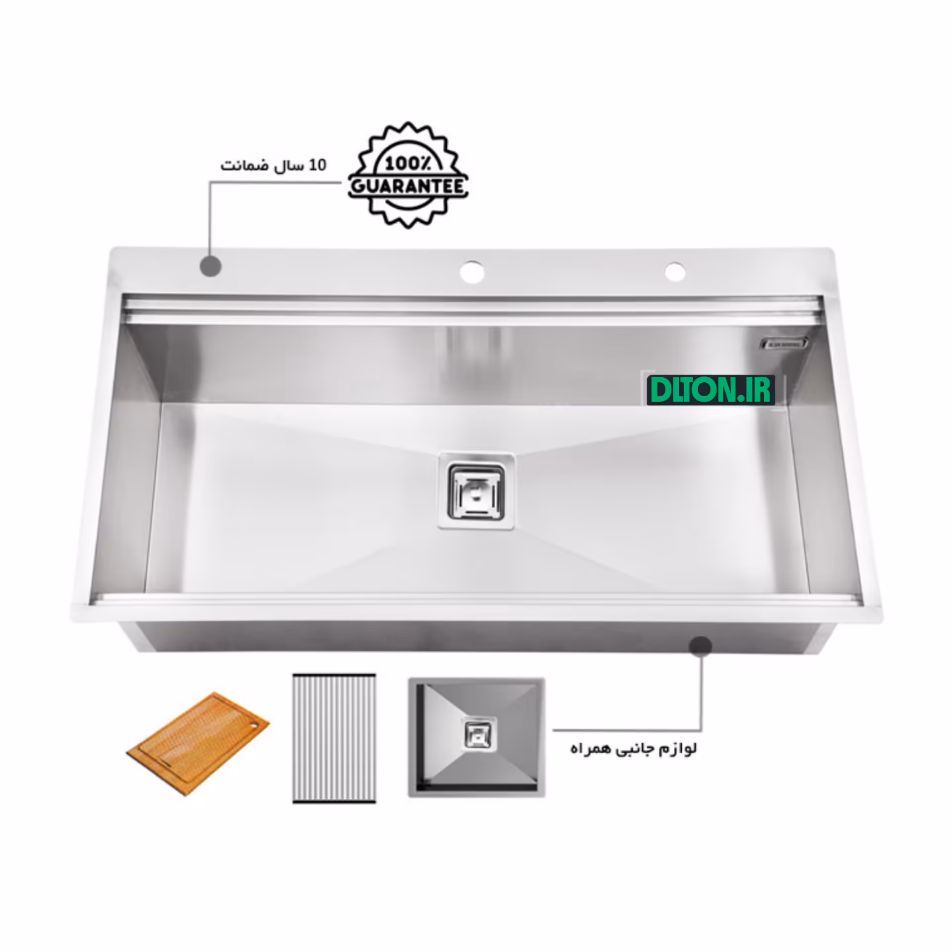 سینک پرنیان استیل مدل Ps 4209 توکار