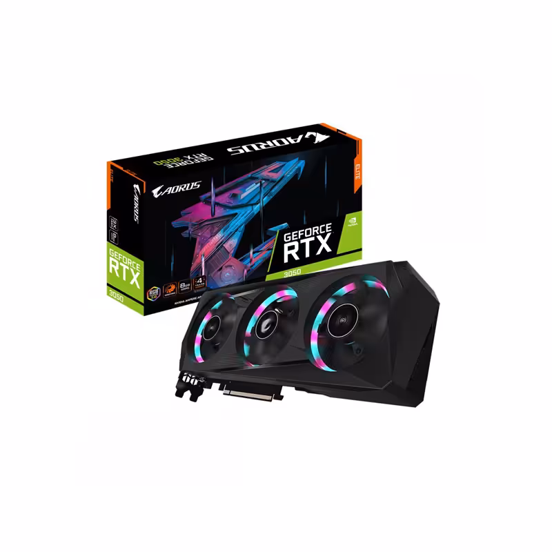 خرید کارت گرافیک گیگابایت Gigabyte AORUS GeForce RTX™ 3050 ELITE 8G با بهترین قیمت