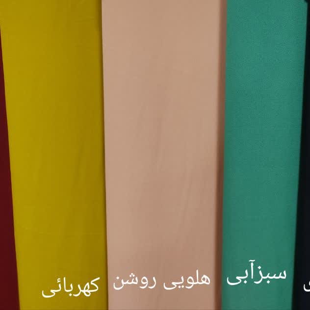 روسری کرپ حریر قواره 120 گرم بالا رنگ بندی متنوع کیفیت درجه یک چروک نخ کش نمیشه
