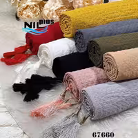 شال پفکی ساده و شیک تابستانه