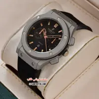 ساعت مچی مردانه هابلوت قاب نقره ای رنگ Hublot