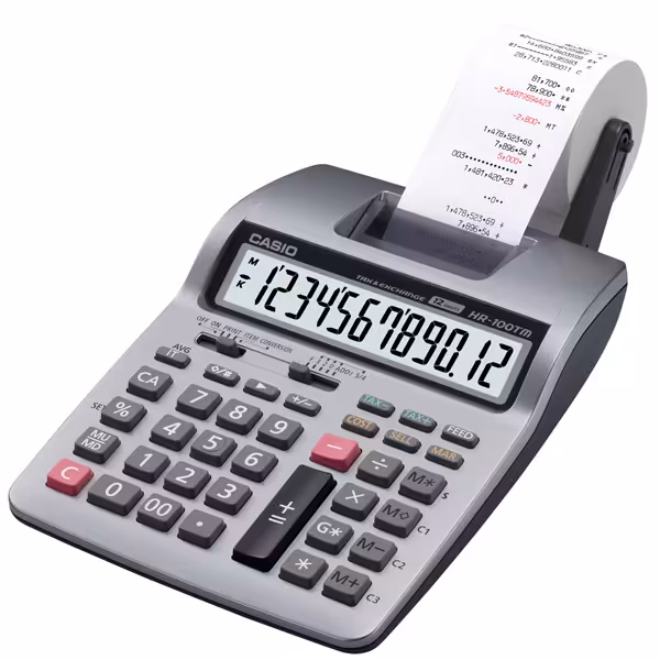 ماشین حساب کاسیو اچ آر 100 تی ام