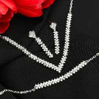 سرویس نقره زنجیری سوپر میکرو کد 2015(با عیار  استاندارد نقره 925)