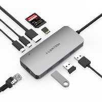 هاب 9 پورت USB-C لنشن مدل CE57