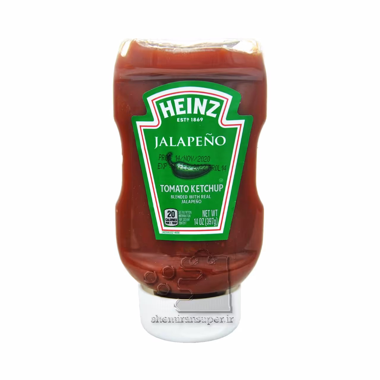 سس کچاپ با فلفل هالوپینو ( بدون گلوتن ) 400 گرم هاینز - heinz