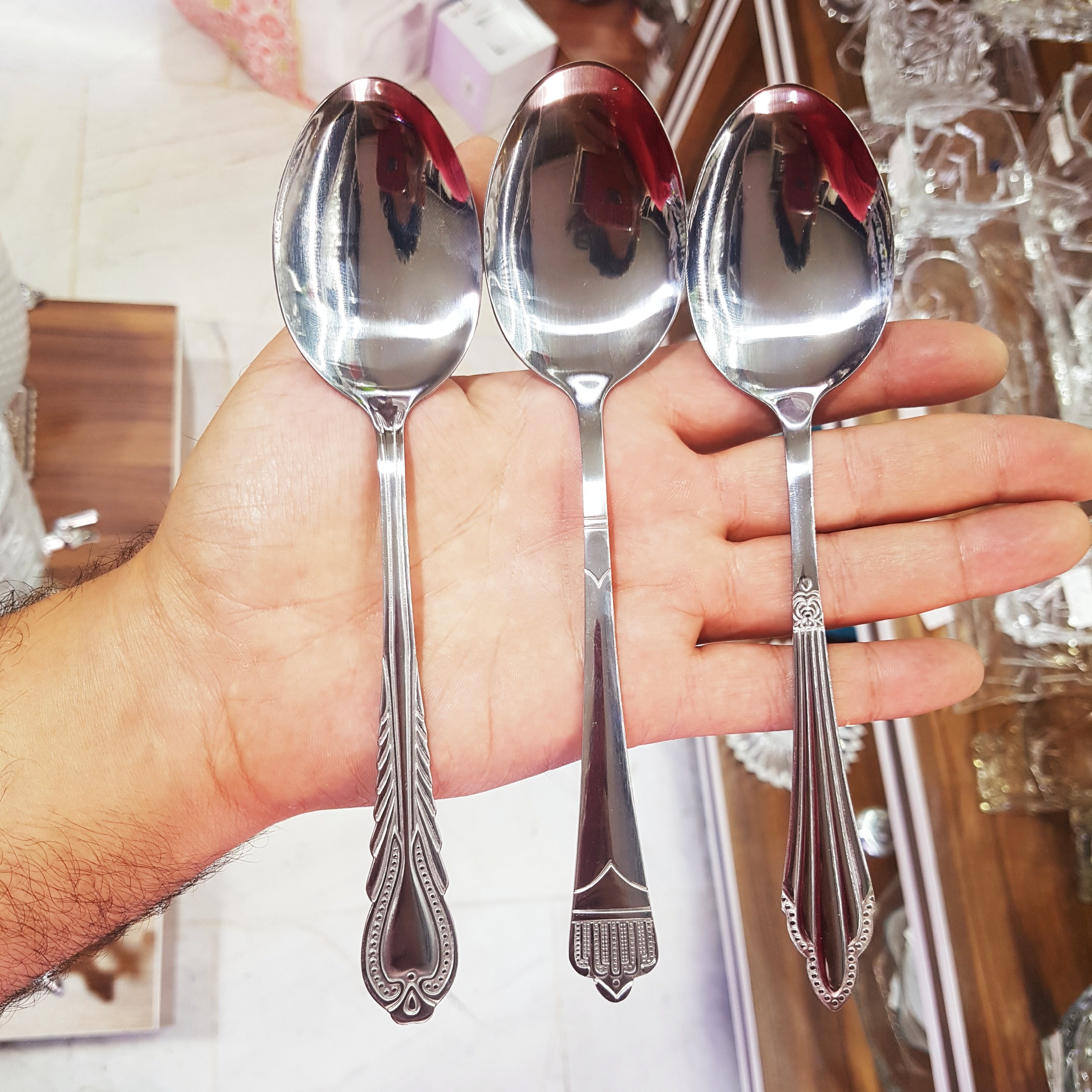 قاشق و چنگال 6عددی استیل