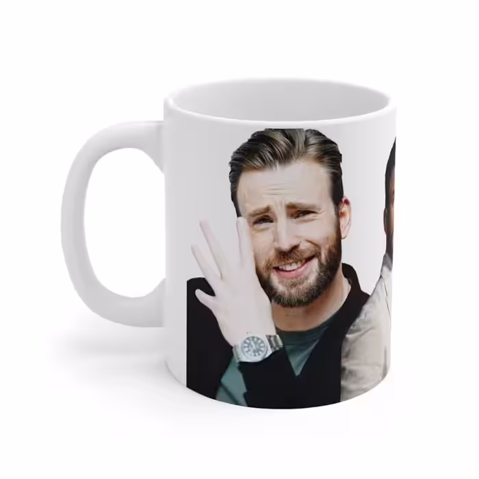 ماگ طرح کریس ایوانز Chris Evans مدل NM2069
