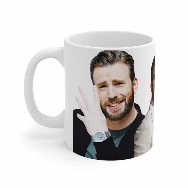 ماگ طرح کریس ایوانز Chris Evans مدل NM2069