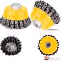 برس کاسه ای بافته 3 اینچ راکفورت