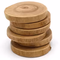 زیر لیوانی چوبی مجموعه 6 عددی