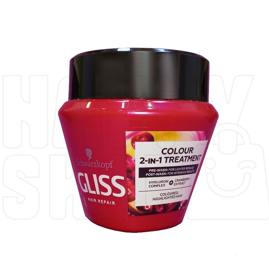 ماسک مو گلیس قرمز مخصوص موهای رنگ شده اروپایی اصلی
Gliss Colour 2-in-1 Treatment