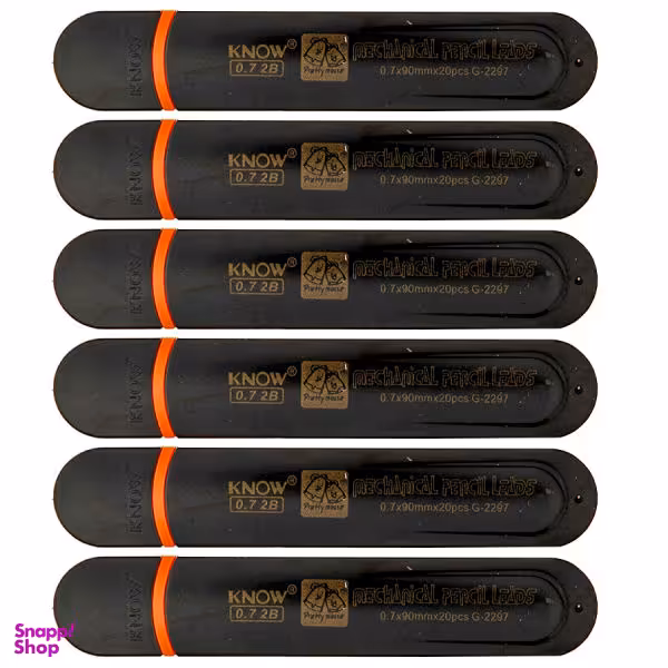 نوک مداد نوکی 0.7 میلی متری نو مدل G-2297 کد 6 بسته 6 عددی