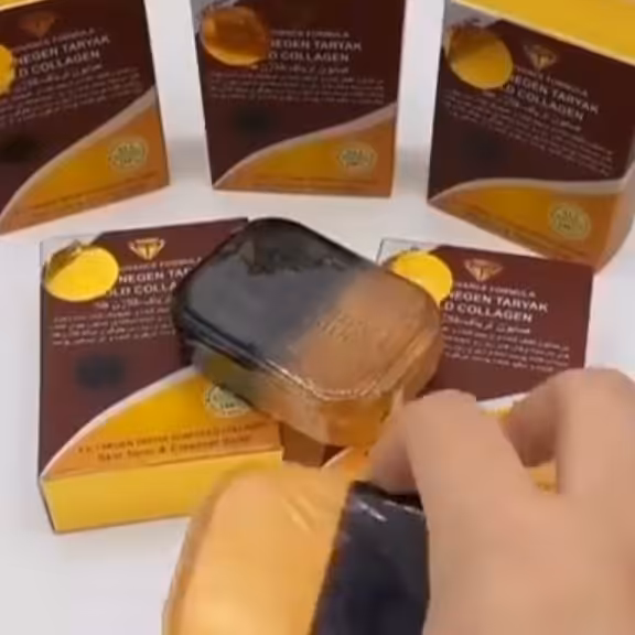 صابون کلاژن ساز طلا