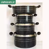 قابلمه 7پارچه گرانیتی لبه استیل کیژان