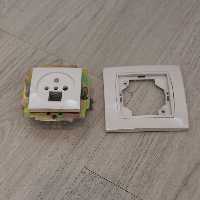 پریز تلفن دوکاره پارت مدل آذین بسته 10 عددی 