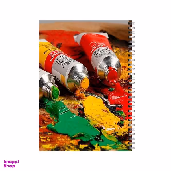 دفتر مشق 50 برگ بامبیلیپ طرح ترکیب رنگ روغن کد 5203219