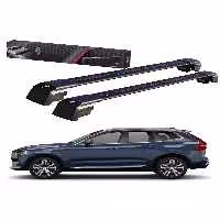 جعبه بار سقفی خاکستری AUDI A6 ALLROAD C8 2019 LATER TRX1 CARRIER LOCKED SEARCH CABRY CEILING BAR Thunder