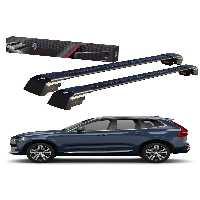 جعبه بار سقفی خاکستری AUDI A6 ALLROAD C8 2019 LATER TRX1 CARRIER LOCKED SEARCH CABRY CEILING BAR Thunder