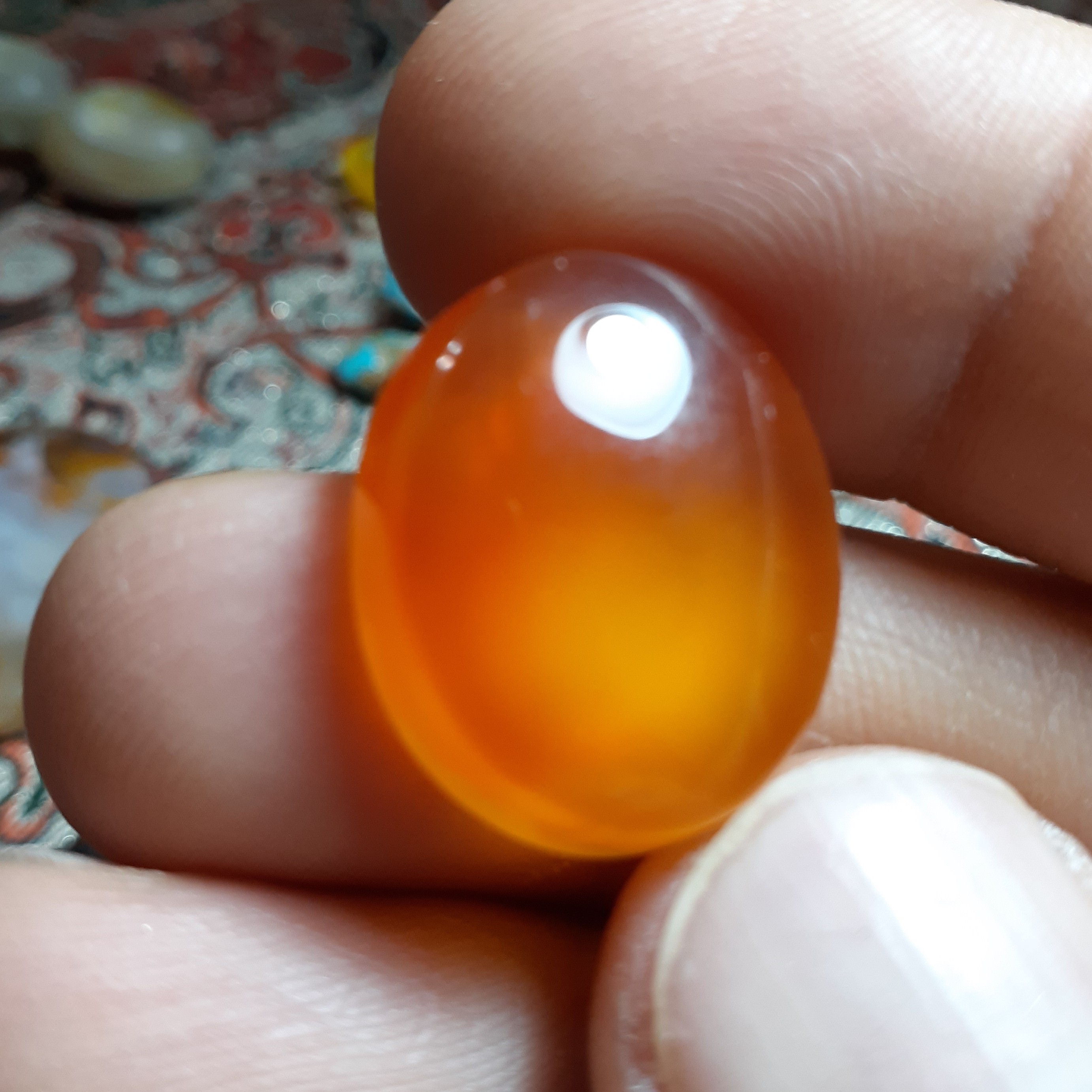 سنگ عقیق پرتقالی 3