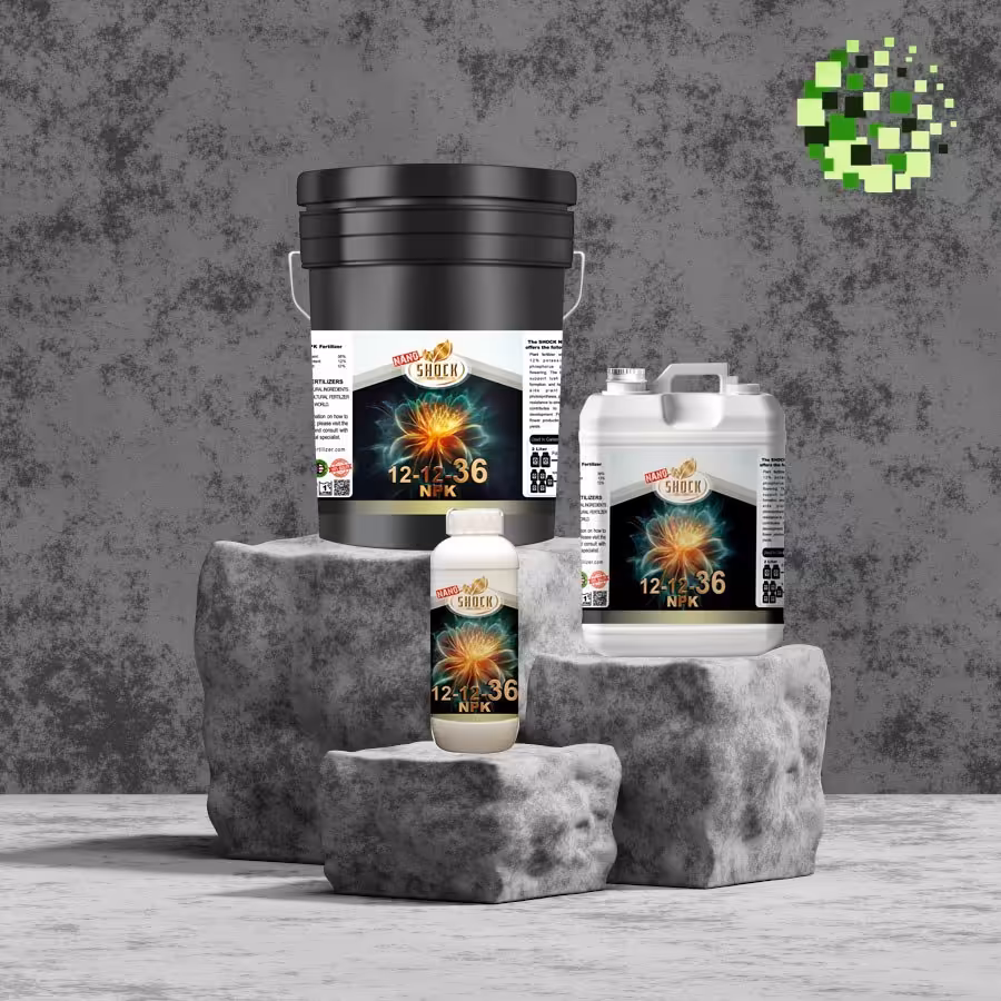 کود مخصوص گلدهی 12.12.36  شوک ( آمریکایی ) مایع 20 لیتری

