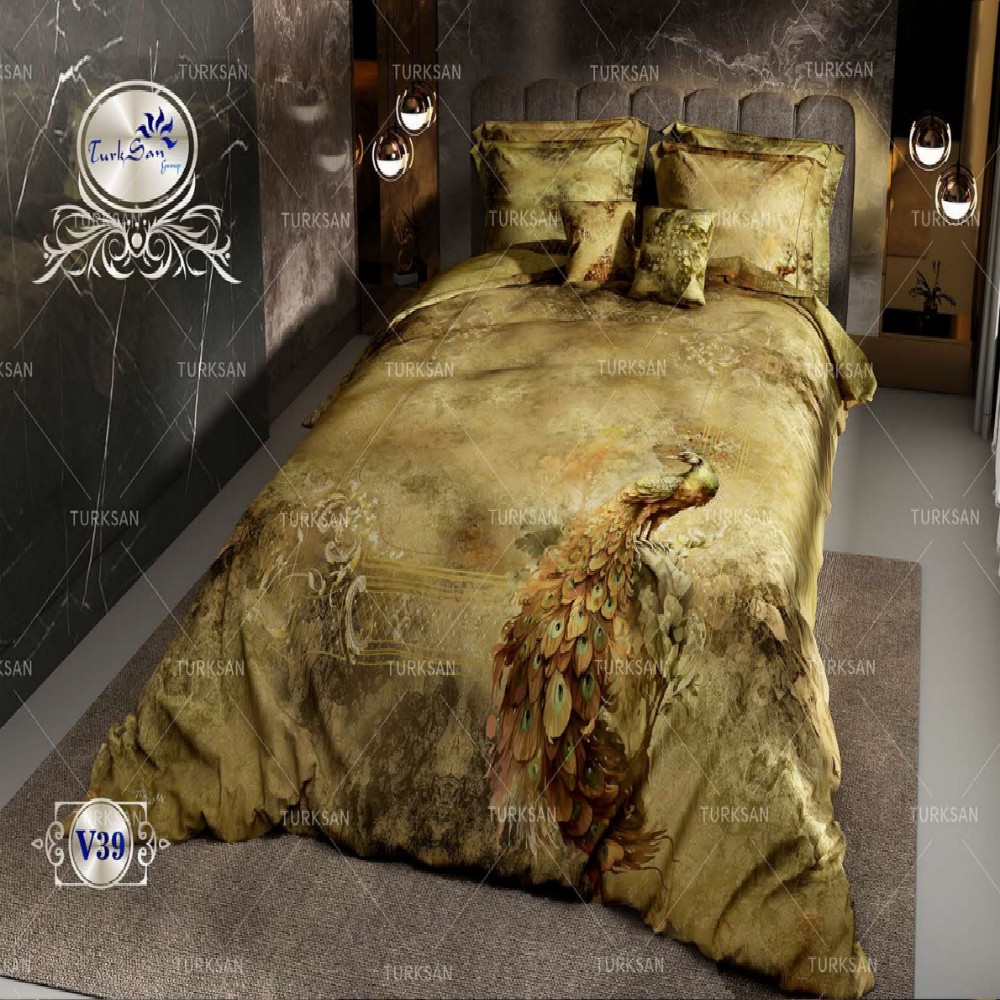 سرویس روتختی مخمل ترکسان کد V-39 دونفره 8 تکه