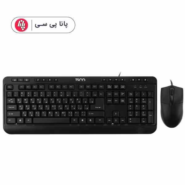 کیبورد و موس سیم دار TSCO TKM 8052