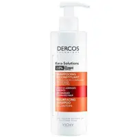 شامپو ویشی VICHI مدل درکوس Dercos سری Kera-Solutios حجم 250 میل | حاوی 2% کراتین مخصوص موی نازک و آسیب دیده