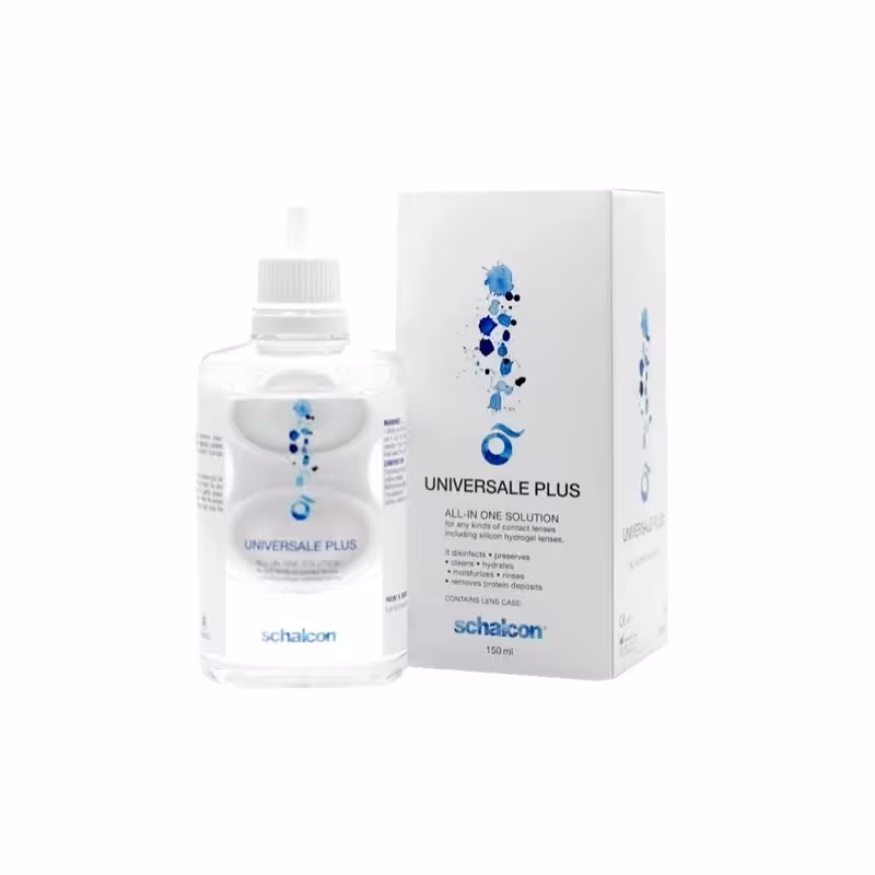 مایع لنز مدل Universal Plus شالکون 150 میل