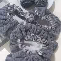 دمکنی حوله ای رنگ طوسی