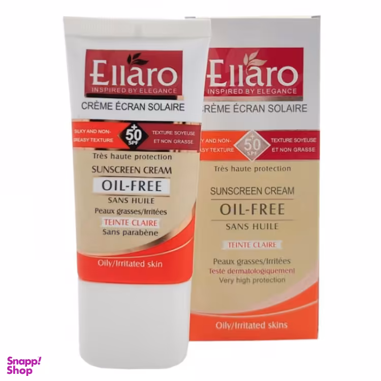 کرم ضد آفتاب الارو مدل Oil Free کد 01 حجم 50 میلی لیتر