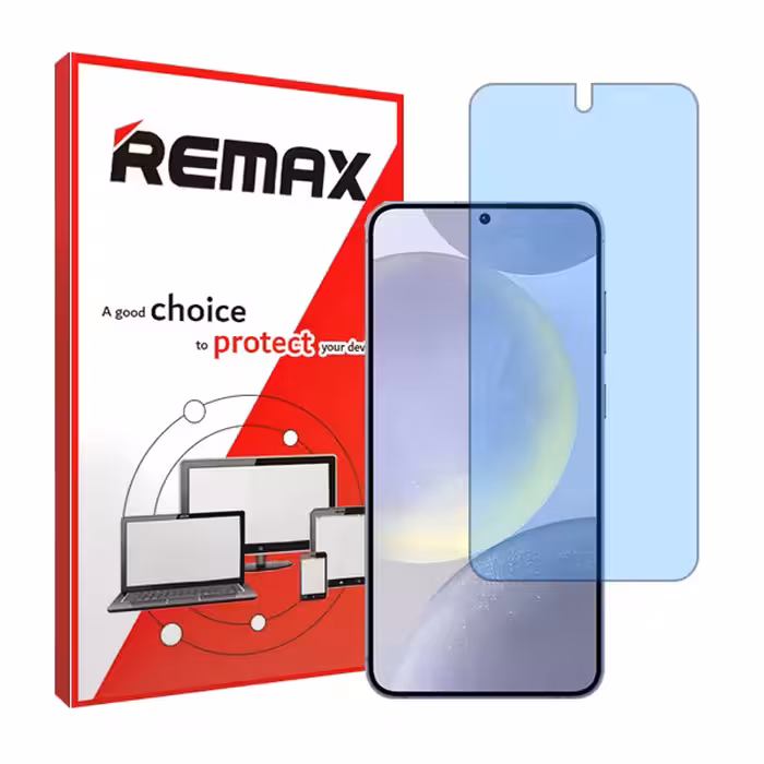 گلس سامسونگ Galaxy S24 Plus مدل آنتی بلو برند ریمکس کد S
