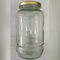 جار شیشه ای استوانه ای - دو کیلویی(بسته 100 عددی- پس کرایه)